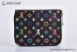 LV x TM Zippy Coin Purse Black Murakami Monogram Canvas M13409