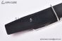 HERMES Tube H Belt Buckle & Noir / Orange Reversible Togo & Box 135 Leather Belt