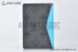 LV Pocket Organizer Wallet Black/Turquoise Monogram Eclipse Reverse Canvas M11469