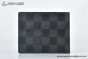 LV Slender Wallet Black/Blue Damier Graphite Canvas N64033