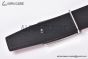 HERMES Tube H Belt Buckle & Noir / Orange Reversible Epsom Leather Belt
