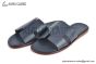 Hermes Izmir Dark Blue Epsom Leather Sandal