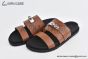 Hermes Jackson Brown Heritage Calf Leather Sandal
