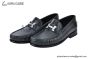 Hermes Karlo Dark Green Smooth Leather Loafer