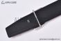 HERMES Tete de Cheval Belt Buckle & Noir / Orange Reversible Epsom Leather Belt