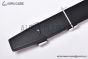 HERMES Constance Touareg Belt Buckle & Noir / Orange Reversible Togo & Box 135 Leather Belt