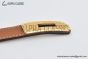 HERMES Lady Kelly 18 YG Buckle & Orange Epsom Leather Belt