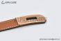 HERMES Lady Kelly 18 RG Buckle & Orange Epsom Leather Belt
