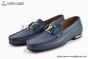 LV Modern Classic Major Loafer Gray Blue Grained Leather