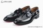 Christian Louboutin Chambelimoc Black Patent Leather Loafers