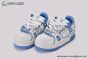 LV Trainer Maxi Sneaker Grained Leather Blue & White 1ACPR1