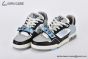 LV Trainer Sneaker Monogram Canvas & Leather Blue 1AC50S