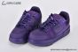 LV Trainer Maxi Sneaker Alligator-printed Nubuck Leather Purple 1ACNM0
