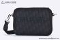 Dior Saddle Triple Pouch Black Oblique Jacquard