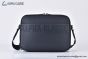 Dior & Hylton Nel Rider 2.0 Zipped Messenger Bag Blue Grained Calfskin