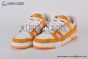 LV Trainer Sneaker Monogram Denim & Embossed Orange 1A9JHB