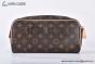 LV Toilet Dopp Kit Pouch Monogram Canvas Brown M44494