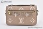 LV Pochette Métis East West Bag Monogram Empreinte Leather Gray M23081