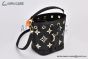 LV Nano Noé Bag Monogram Empreinte Leather Black M46291