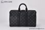 LV Keepall Bandoulière 35 Monogram Eclipse Canvas Black M46655