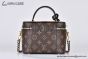 LV Vanity PM Bag Monogram and Reverse Canvas Brown M45165