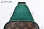 LV Avenue Slingbag Monogram Macassar Canvas Green M12734