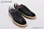 Loro Piana Tennis Walk Sneaker Calfskin Black