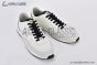 Chanel 25P Interlocking CC Logo Sneaker Calfskin Suede White