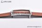 HERMES Tube H Belt Buckle & Noir / Orange Reversible Togo & Box 135 Leather Belt