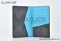 LV Pocket Organizer Wallet Black/Turquoise Monogram Eclipse Reverse Canvas M11469