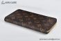 LV Zippy Wallet Brown/Red Monogram Canvas M41896