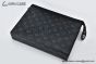 LV Pochette Voyage MM Black Monogram Eclipse Canvas M61692