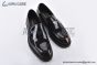 Prada Chocolate Brown Patent Leather Loafers