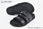 Hermes Jackson Black Calf Leather Sandal