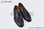 Hermes Paris Black Leather Loafer