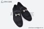 Hermes Honore Black Suede Leather with Hair Details