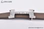 HERMES Constance Touareg Belt Buckle & Graphite / Craie Reversible Togo & Box 135 Leather Belt