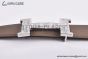 HERMES Constance Touareg Belt Buckle & Graphite / Craie Reversible Epsom Leather Belt