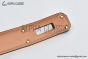 HERMES Lady Kelly 18 YG Buckle & Orange Epsom Leather Belt