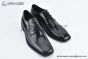 Balenciaga Black Waxed Leather Derby