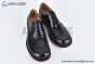 Dior Carlo Black Smooth Leather Derby with Silver-Finish Studs