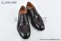 Ferragamo Smooth Brown Leather Derby