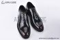 Ferragamo Brown Patent Leather Lace-up Derby