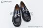 Ferragamo Gancini Blue Patent Leather Loafer