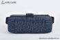 Dior Small Saddle Messenger Bag with Flap Blue Oblique Jacquard with Blue Grained Calfskin
