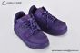 LV Trainer Maxi Sneaker Alligator-printed Nubuck Leather Purple 1ACNM0