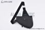 Dior Saddle Bag Black Grained Calfskin White Stiches