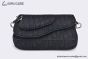 Dior Saddle Triple Pouch Black Oblique Jacquard