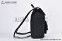 Dior Saddle Backpack with Flap Black Oblique Jacquard with Black Grained Calfskin