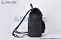 Dior Saddle Backpack with Flap Black Grained Calfskin